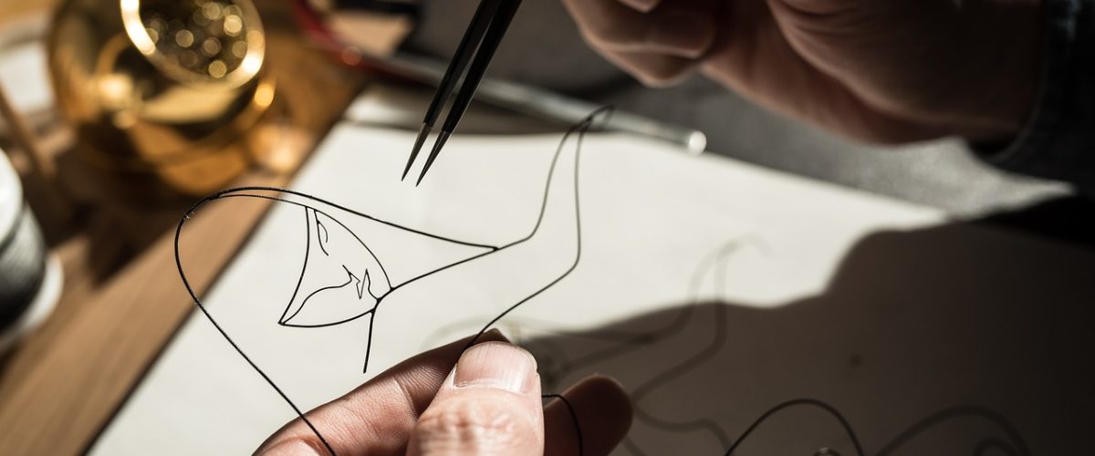 wire sculpture, wire, craft